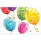 Balloon Sparkling plastic tablecloth 120x180 cm