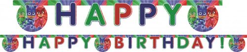 PJ Masks Happy Birthday Banner 200 cm