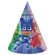 PJ Masks Trio party hat, bicorne 6 pcs