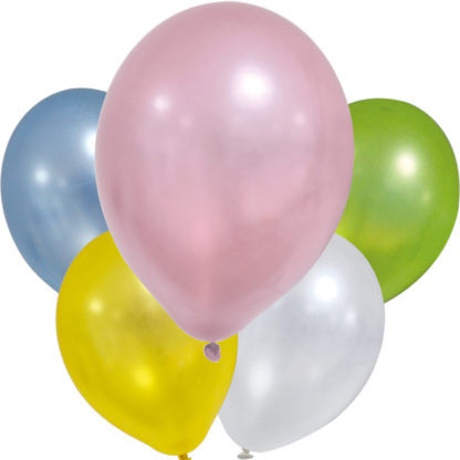 Pastel metallic air-balloon, balloon 8 pieces
