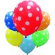 Colour Dots, polka dot balloon, set of 6