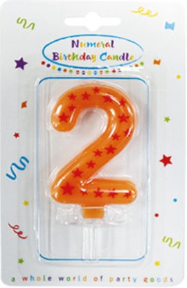 Colorful Cake Candles, Number 2