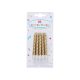 Happy Birthday Happy Birthday Gold cake candle, candle set 10 pieces