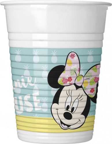 Disney Minnie Tropical Cup Plastic (8 pieces) 200 ml