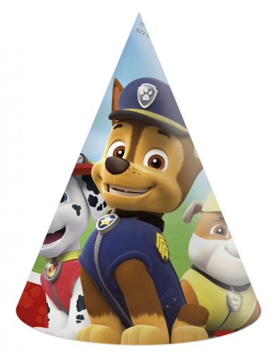 Paw Patrol Ready For Action Party hat, hat 6 pcs.