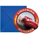 Disney Cars Arena Race Party Invitation 6 pcs