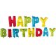 Happy Birthday Multicolour Foil Balloon