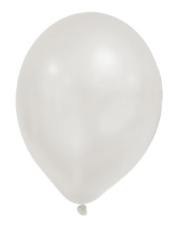 metallic White Pastel air-balloon, balloon 8 pieces