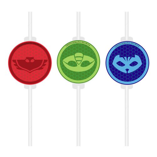 PJ Masks Trio paper straw, set of 4 set