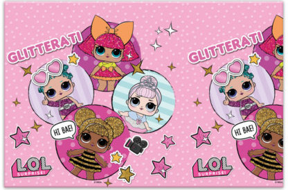 LOL Surprise Glitterati Plastic Tablecover 120*180 cm