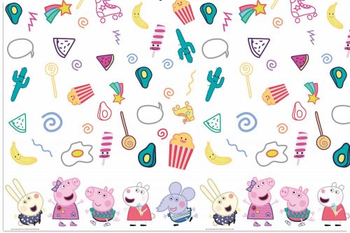 Peppa Pig Messy Play plastic tablecloth 120x180 cm