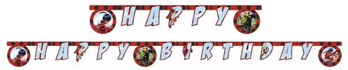 Miraculous Ladybug Hero Happy Birthday Banner 200 cm