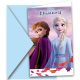 Disney Frozen Leaf Party invitation card 6 pcs.
