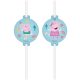 Peppa Pig Messy Play paper straw, set of 4 FSC