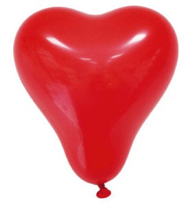 Heart Latex Balloon 8  pieces 25 cm