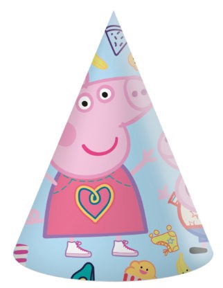 Peppa Pig Messy Play Party hat, hat 6 pcs