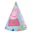 Peppa Pig Messy Play party hat, shako (set of 6)