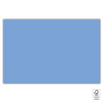Blue Unicolour Paper Tablecover 120x180 cm