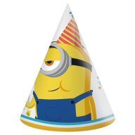 Minions The Rise of Gru party party hat, cone 6 pcs FSC