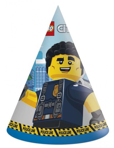 Lego City Party hat, hat 6 pieces