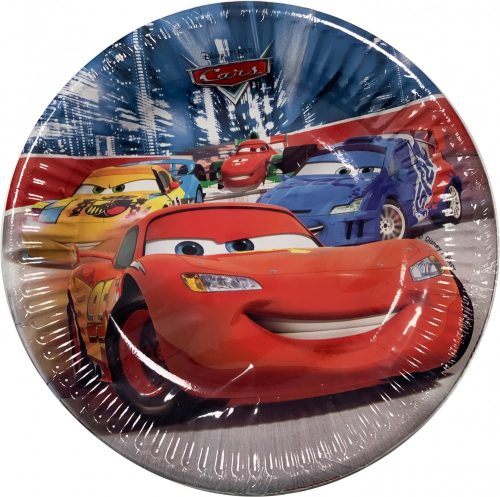 Disney Cars Arena Race paper plate 8 pcs 20 cm
