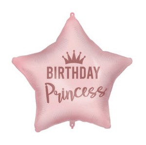 Birthday Princess Pink foil balloon 46 cm