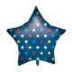 Blue Star foil balloon 46 cm