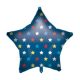 Star Blue Star foil balloon 46 cm