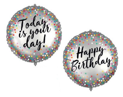 Happy Birthday foil balloon 46 cm