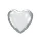 Silver Heart, Silver Heart foil balloon 46 cm