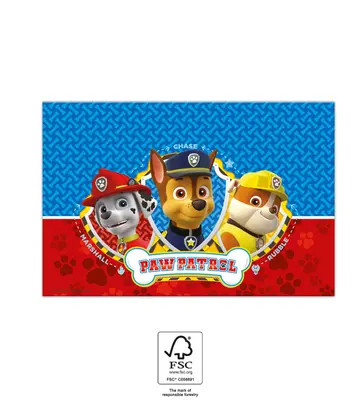Paw Patrol Ready For Action Paper Tablecover 120x180 cm
