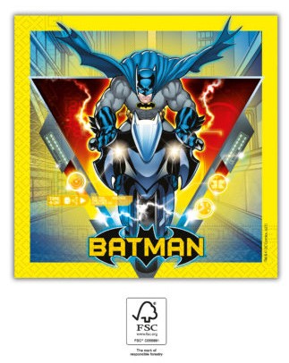 Batman Rogue Rage napkin 20 pcs 33x33 cm FSC