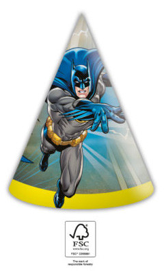 Batman Rogue Rage Party hat, hat 6 pcs FSC