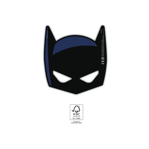 Batman Rogue Rage mask, 6 pcs FSC