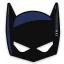 Batman Rogue Rage mask, 6 pcs FSC