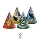 Harry Potter Hogwarts Houses Party Hat, Napoleon Hat 6 pcs FSC