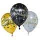 Happy Birthday air-balloon, balloon 6 pieces