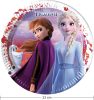 Disney Frozen Leaf paper plate 8 pieces 23 cm FSC