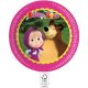 Masha and the Bear Forest paper plate 8 pcs 23 cm FSC