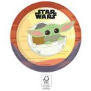 Star Wars The Mandalorian paper plate 8 pcs 23 cm FSC
