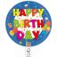 Happy Birthday Kokliko Happy Birthday paper plate 8 pcs 23 cm FSC