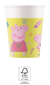 Peppa Pig Messy Play paper cup 8 pcs 200 ml FSC