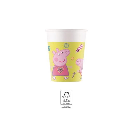 Peppa Pig Messy Play paper cup 8 pcs 200 ml FSC