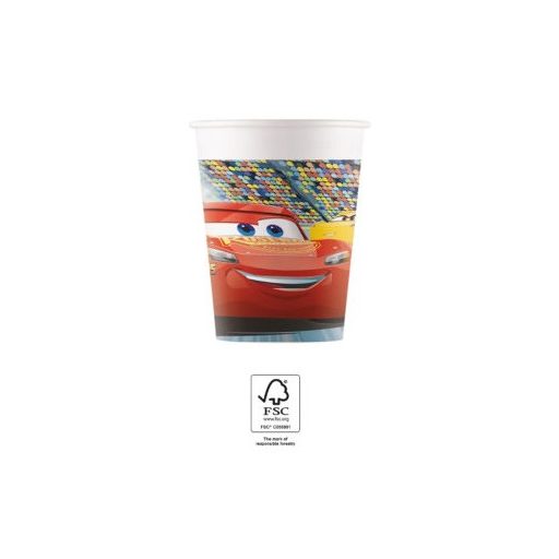 Disney Cars Arena Race Paper cup 8 pcs 200 ml FSC