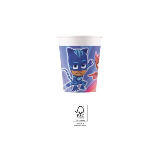 PJ Masks Trio paper cup 8 pcs 200 ml FSC