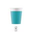 Colour Unicolour Turquoise, Blue paper cup 8 pcs 200 ml FSC