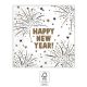 Happy New Year Flares napkin 20 pcs 33x33 cm FSC
