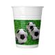 Football Soccer Field plastic cup 8 pcs 200 ml