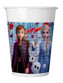 Disney Frozen Leaf plastic cup 8 pcs 200 ml