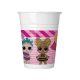 LOL Surprise Glitterati plastic cup 8 pcs 200 ml